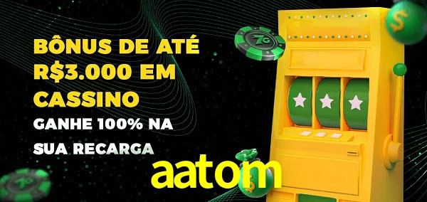 aatom melhor bônus de depósito